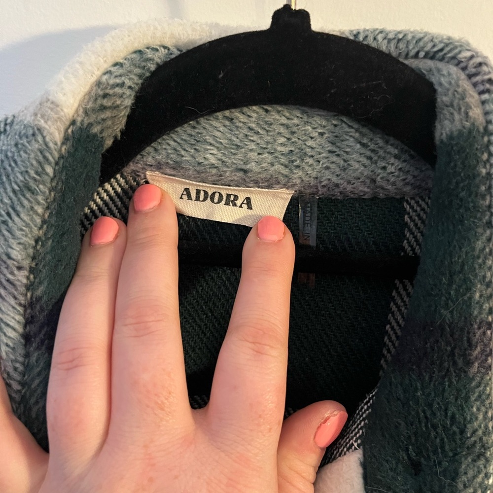 Green plaid shacket - Picture 2 of 3